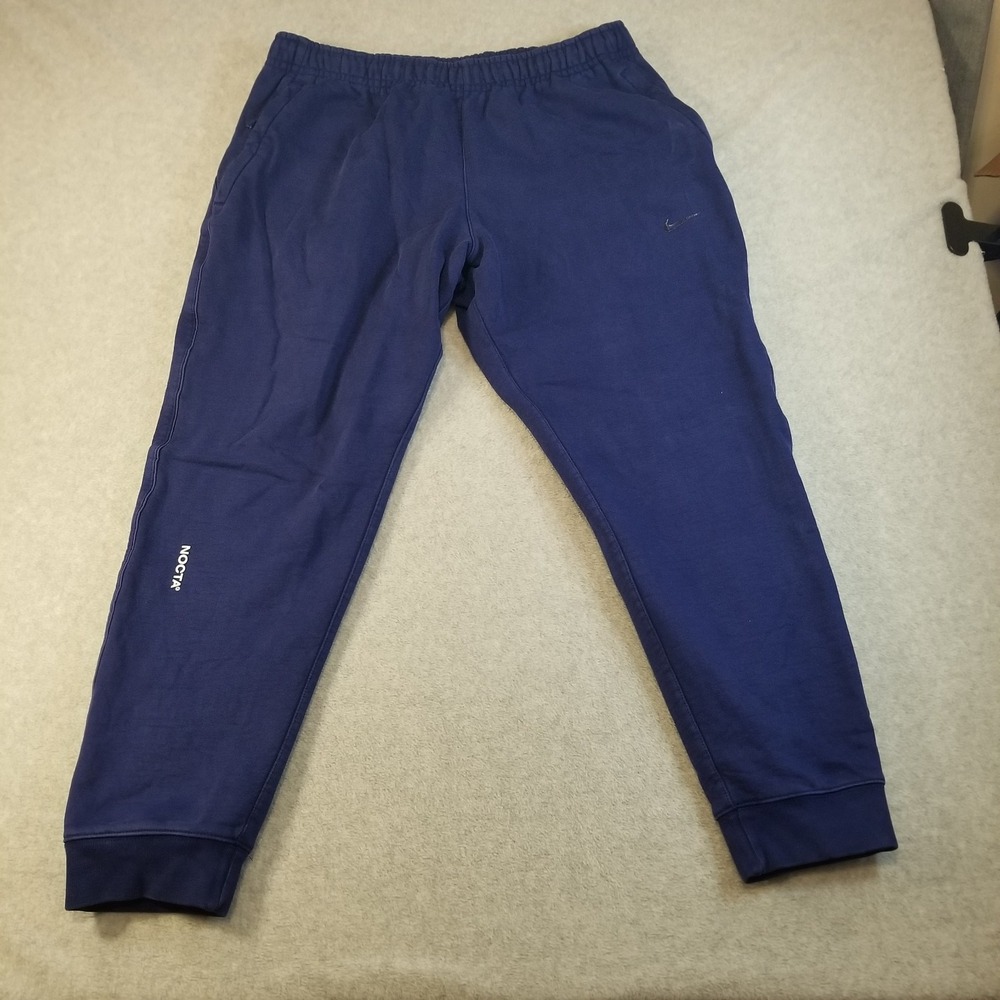 Nike Nocta Sweatpants Mens XXL Blue Joggers CL DA3935-492 Nocta Drake